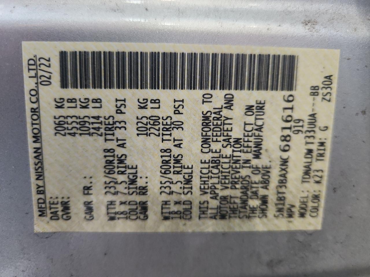 Nissan Rogue Sv Image 11