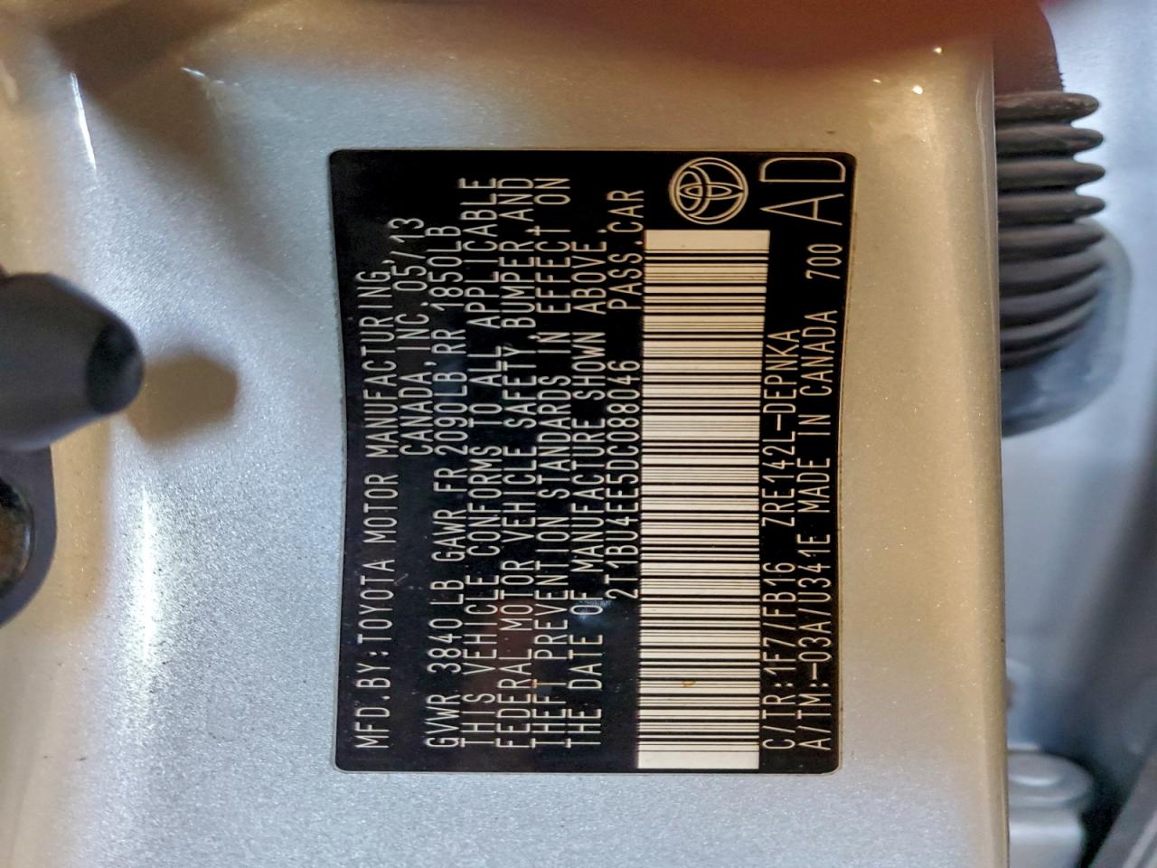 Toyota Corolla Base Image 7