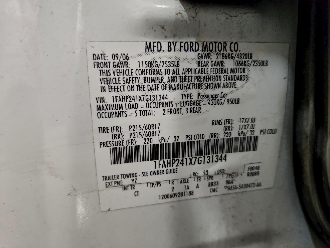 Ford 500 Sel Image 11