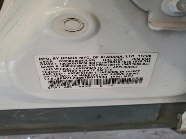 Honda Pilot Exl Image 10